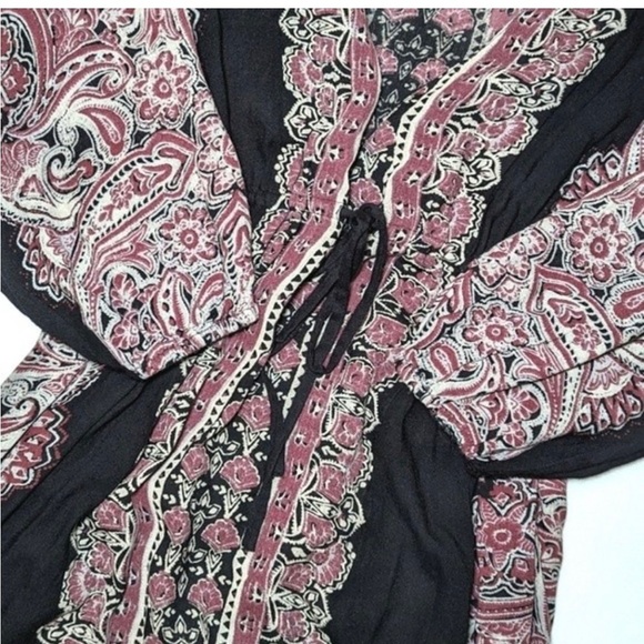 Free people azalea bohemian midi dress sz xs - Picture 10 of 13